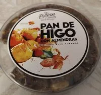 Mängden socker i Pan de higos con almendras