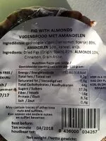 Mängden socker i De Juan Fig and Almond Fruit Cake