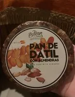 Mängden socker i Pan de dátil con almendras
