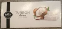 Mängden socker i Turron de coco