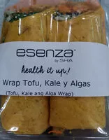 Mängden socker i Wrap Tofu kale y Algas