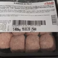 Mängden socker i Albóndigas de pollo