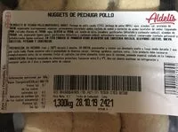 Mängden socker i Nugget de pechuga pollo