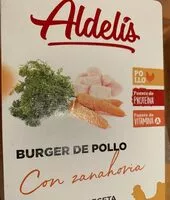 Mängden socker i Burger de pollo con zanahoria