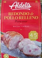 Mängden socker i Redondo de pollo relleno para asar bacon y queso