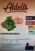 Mängden socker i Hamburguesa de pavo y espinacas