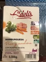 Mängden socker i Hamburguesas de pavo y zanahoria sin gluten