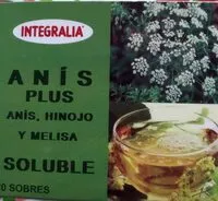 Mängden socker i Tisana soluble de anís ,hinojo y melisa