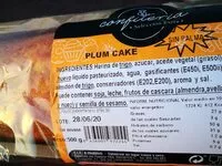 Mängden socker i Plum cake