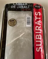 Mängden socker i Cabeza de jabali