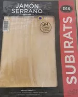 Mängden socker i Jamon Serrano reserva