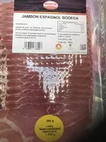 Mängden socker i Jambon curado espagnol