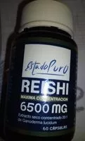 Mängden socker i Reishi en estado puro 6500mg