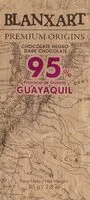 Mängden socker i Dark Chocolate 95% Guayaquil