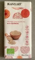 Mängden socker i Chocolate organico con quinoa 70%