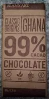 Mängden socker i Chocolate 99% cacao ghana