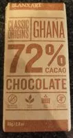 Mängden socker i Chocolate negro 72% cacao Ghana