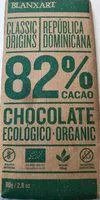 Mängden socker i Chocolate ecologico 82% rep dominicana