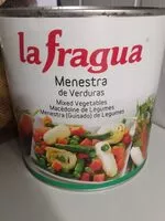 Mängden socker i Menestra de verduras