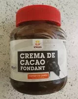Mängden socker i Crema de cacao fondant