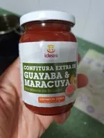 Mängden socker i Confitura extra de guayaba y maracuyá