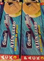 Mängden socker i Atún aceite vegetal Diamir