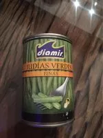 Mängden socker i Judias verdes