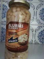 Mängden socker i Alubias blancas cocidas