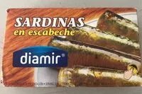 Mängden socker i Sardinas en escabeche