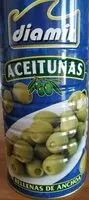Mängden socker i Aceitunas rellenas de anchoa