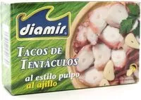 Mängden socker i Tentáculos de cefalópodos al ajillo
