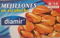Mängden socker i Mejillones en escabeche