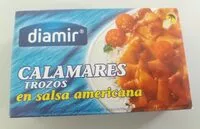 Mängden socker i Calamares (trozos) en salsa americana