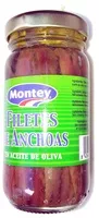 Mängden socker i Filetes de anchoas en aceite de oliva