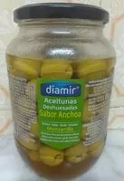 Mängden socker i Aceitunas Deshuesadas Sabor Anchoa