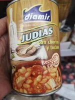 Mängden socker i Judías con chorizo y tocino