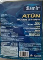 Mängden socker i Atun en aceite de girasol