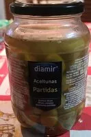 Mängden socker i Aceitunas Partidas