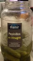 Mängden socker i Pepinillos en vinagre