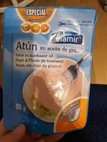 Mängden socker i Atun aceite de girasol