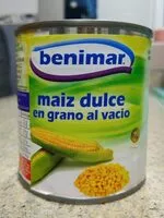 Mängden socker i Maiz dulce