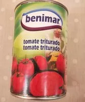 Mängden socker i Tomate triturado