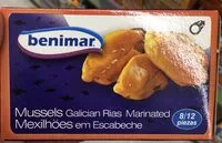 Mängden socker i Mejillones escabeche