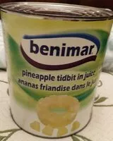 Mängden socker i Piña tidbit en su jugo