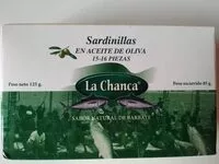 Mängden socker i Sardinillas en aceite de oliva