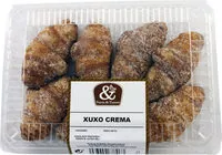 Mängden socker i Xuxos de azúcar rellenos de crema