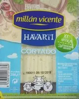 Mängden socker i Queso Havarti cortado