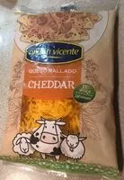 Mängden socker i Queso rallado cheddar