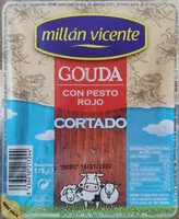 Mängden socker i Gouda con pesto rojo cortado
