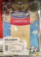 Mängden socker i Queso Maasdam Lonchas